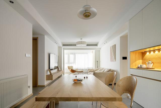 130㎡极简原木风氛围感和松弛感拉满减法设计拥有无限可能(图6)