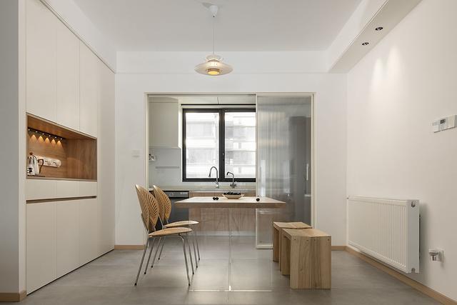 130㎡极简原木风氛围感和松弛感拉满减法设计拥有无限可能(图7)