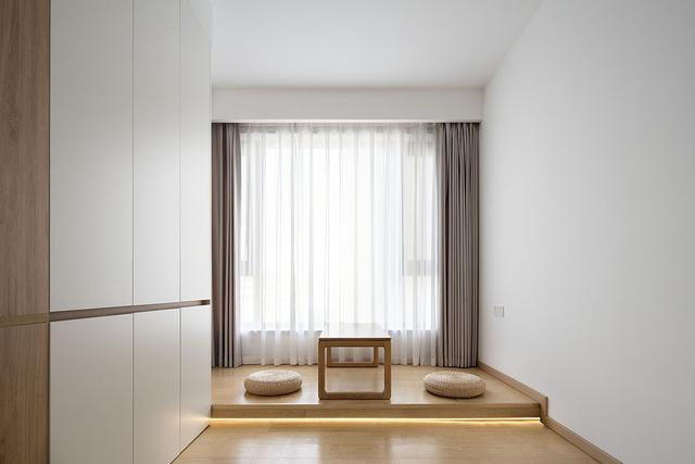 130㎡极简原木风氛围感和松弛感拉满减法设计拥有无限可能(图13)