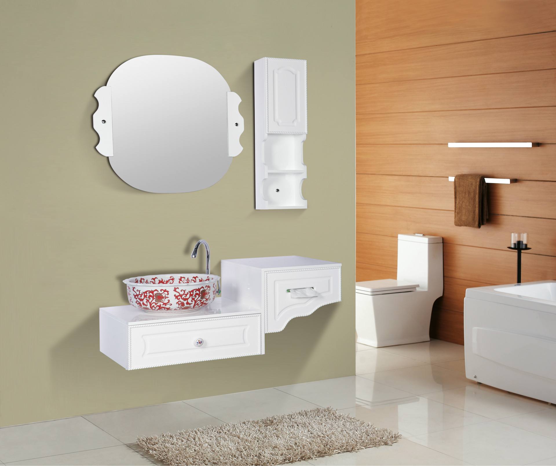 浴室柜材质实木好还是PVC好浴室柜选购的小窍门(图4)