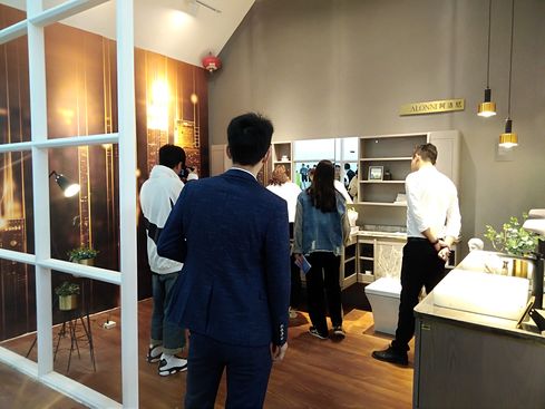 阿洛尼浴室柜亮相2018北京国际建材展(图2)