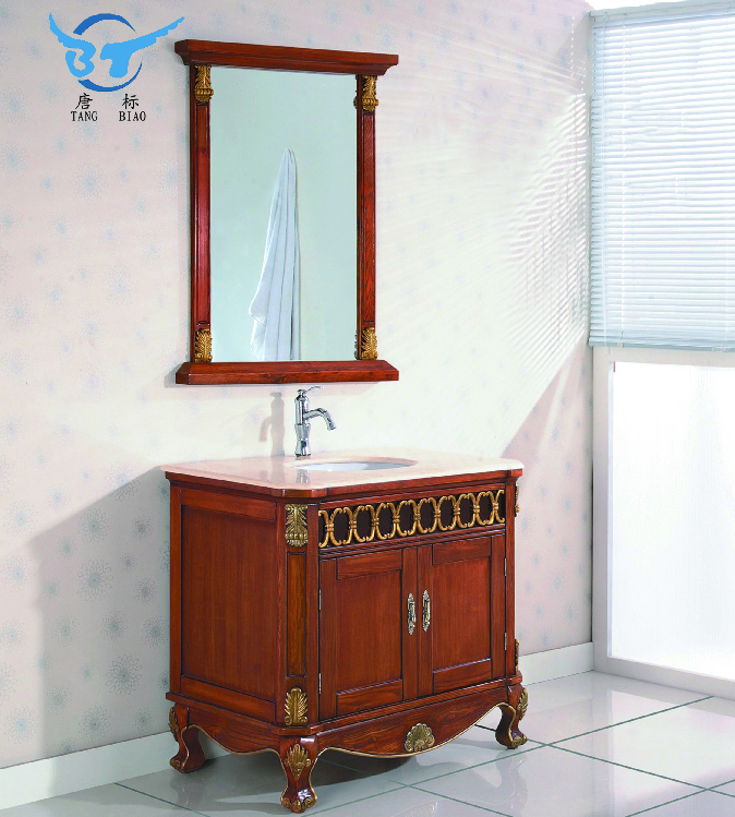 会呼吸的新中式实木浴室柜(图5)