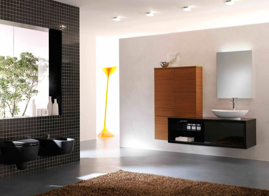 z6尊龙平台：给浴室增添自然气息实木浴室柜推荐(图2)