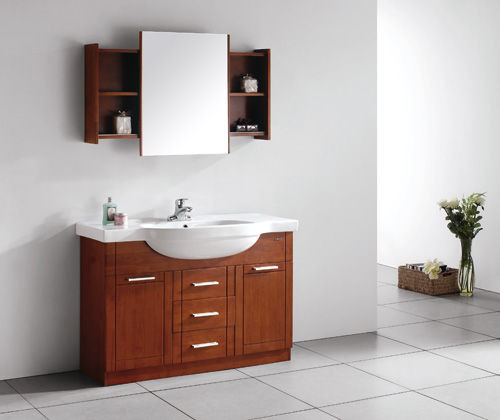 z6尊龙入口：兴城装修公司介绍实木浴室柜的优缺点(图3)