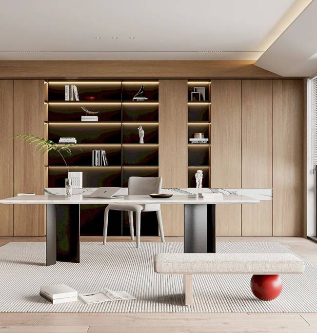 z6尊龙入口：益家居门墙柜系统：一体化美学定制生活新风尚(图4)