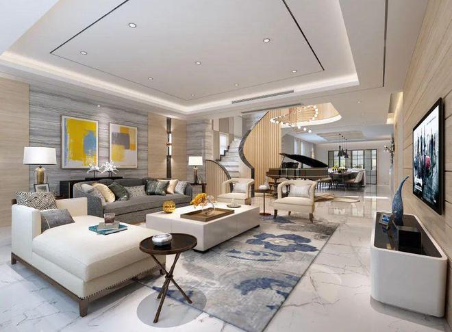 260平米复式豪华别墅钢琴角开放式厨房真的太让人羡慕了！