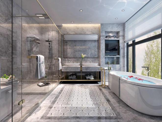 260平米复式豪华别墅钢琴角开放式厨房真的太让人羡慕了！(图7)