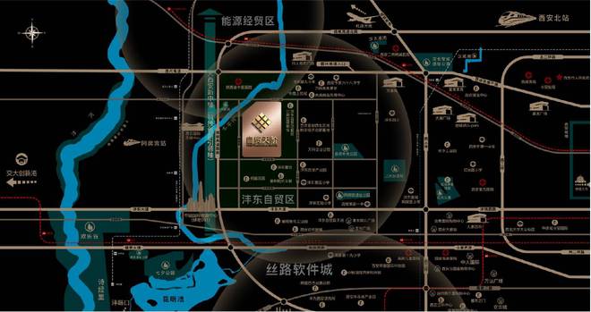 西安！自贸天阶兰极之星▁装修交付▁交付时间▁周边配套