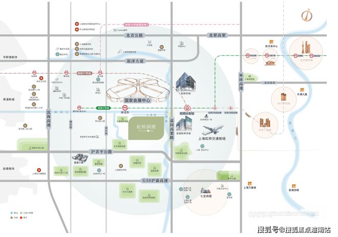 z6尊龙入口：华润虹桥润璟@虹桥润璟售楼处发布精装毛坯价品质触手可及(图7)