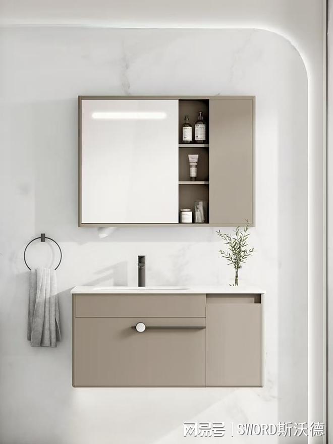 浴室焕新首选！斯沃德不锈钢浴室柜开启精致洗漱时光(图4)