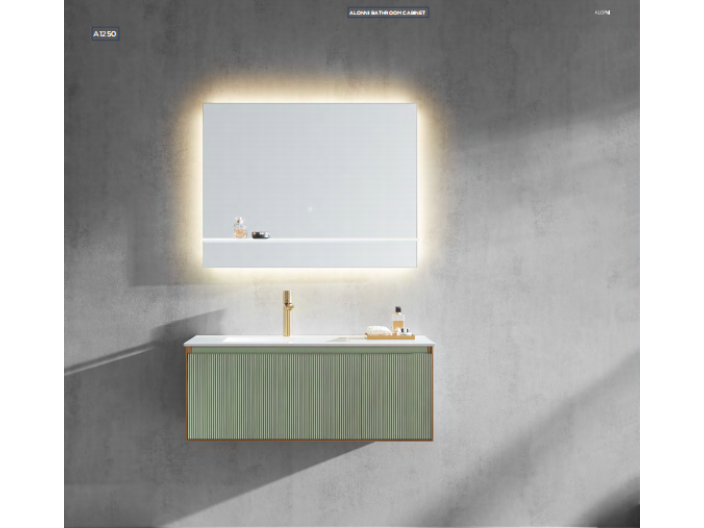 宁波原木浴室柜定制胜欣建材商行供应