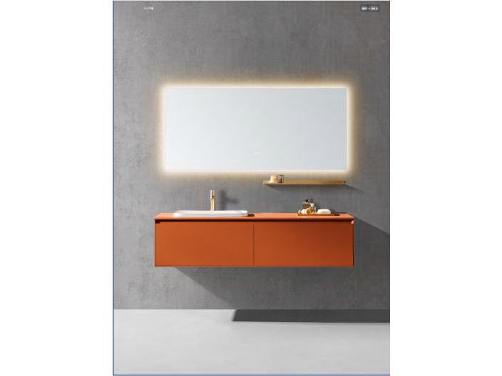 宁波原木浴室柜定制胜欣建材商行供应(图2)