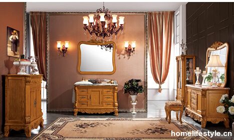 阿洛尼红橡木浴室柜源自意大利“贵族”血统(图3)